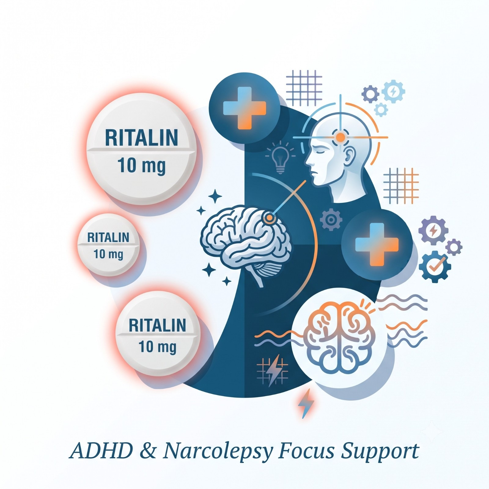 Ritalin medication guide - uses, side effects, dosage for ADHD and narcolepsy focus support