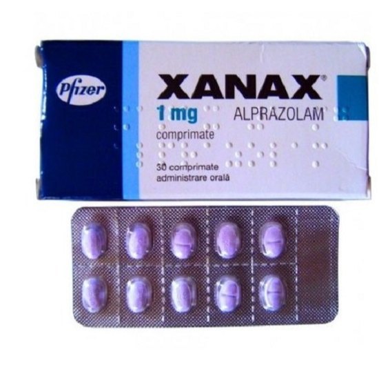Xanax Alprazolam 1 mg pill